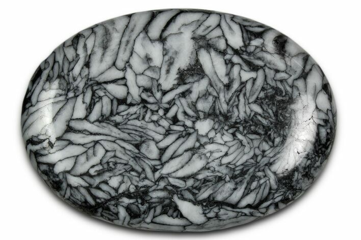 Polished Pinolite Palm Stone - Austria #343884